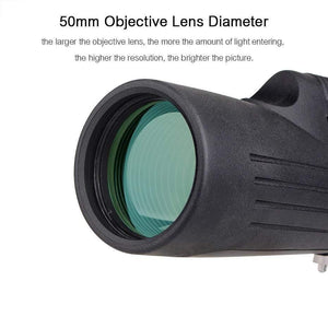 Planet Gates 8-24x50 Zoom Monocular High Magnification FMC Glass Lens HD Telescope Binoculars for Hunting Hiking Camping F9325A