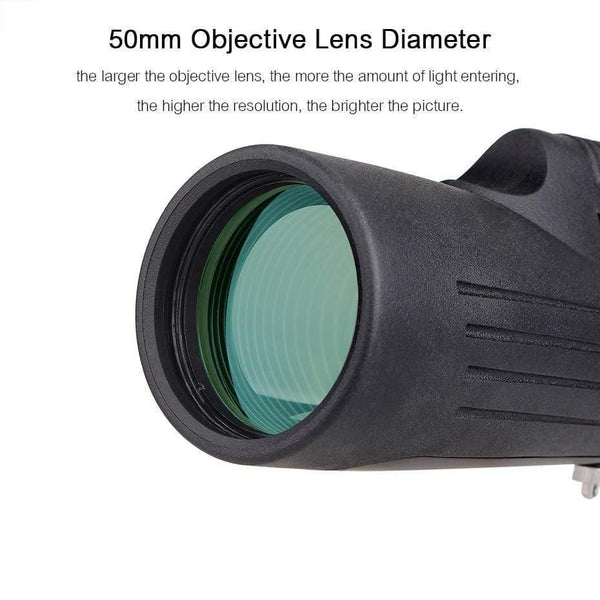 Planet Gates 8-24x50 Zoom Monocular High Magnification FMC Glass Lens HD Telescope Binoculars for Hunting Hiking Camping F9325A