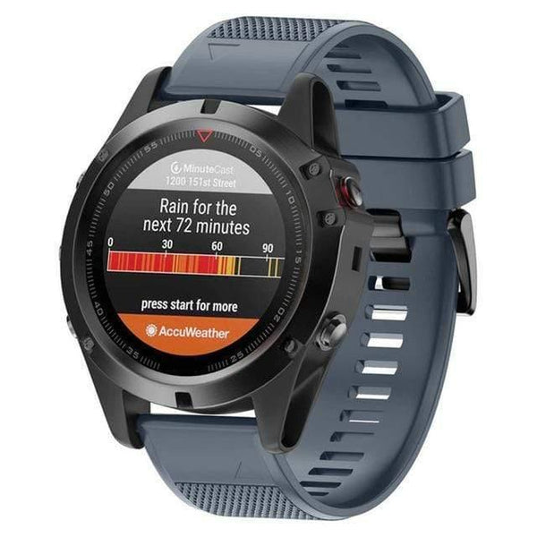 Planet Gates 8 26mm Soft Silicone Watchbands Strap for Garmin Fenix 5X/Fenix 3/Fenix 3HR Watch band Clock Replacement Parts