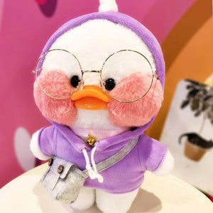 30cm Korean Netred Wearing Hyaluronic Acid Little Yellow Duck Doll Lalafanfan Ducks Plush Soft Toys High Quality Birthday Gift