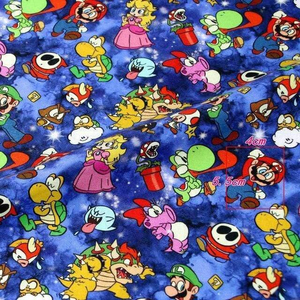 Planet Gates 8 / 45x145cm 100% Cotton Fabric Tissues For DIY Patchwork Baby Cloth Bedding Set Material Cartoon Characters Sewing Handbag Dolls Clothing