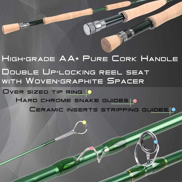 Planet Gates 8.5ft 4wt 4sec(255cm 3/4/5/6/7/8/9/10/12 WT Fly Rod Carbon Fiber Fast Action Fly Fishing Rod With Cordura Tube Fly Fishing Rod