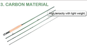 Planet Gates 8.6FT 4WT 4PC Premier 3/4/5/6/7/8/9/10/12 WT Fly Rod Carbon Fiber Fly Fishing Rod With Cordura Tube Fly Fishing Rod