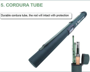 Planet Gates 8.6FT 4WT 4PC Premier 3/4/5/6/7/8/9/10/12 WT Fly Rod Carbon Fiber Fly Fishing Rod With Cordura Tube Fly Fishing Rod