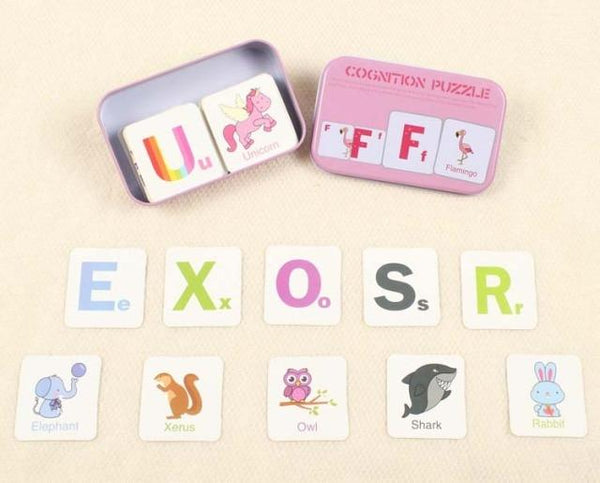 Planet Gates 8 / China Fruit Animal Cognition Card Puzzle Game For Baby Toddler Montessori Matching Game 3D Jigsaw Kids Early Learning Educational Gift