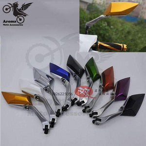 Planet Gates 8 farver tilgængelige 10mm 8mm universelle dele motorcykel bakspejl motocross sidespejl motorcykel spejl bakspejl moto