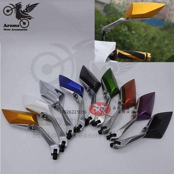 Planet Gates 8 farver tilgængelige 10mm 8mm universelle dele motorcykel bakspejl motocross sidespejl motorcykel spejl bakspejl moto