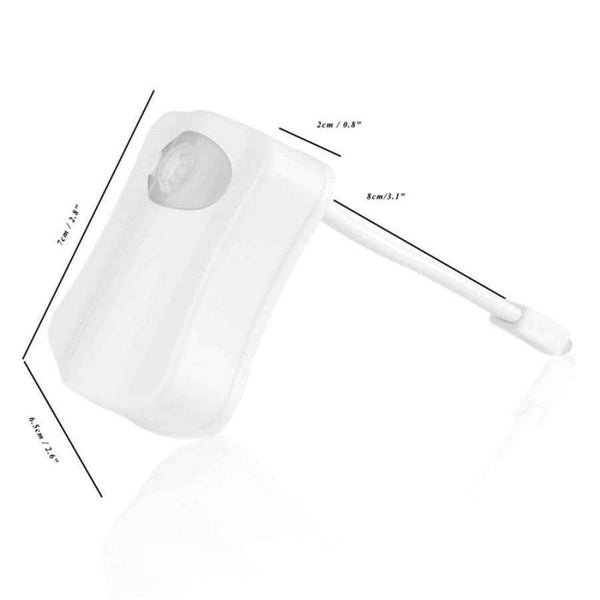 Planet Gates 8 Colors Motion Sensor LED Toilet Light Night Light Seat Lamp Luminaria 8 Color Changing Auto RGB PIR Human Waterproof For Bathroom