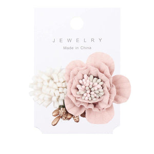 Fashion Artificial Flower Hair Clips for Women Girls Wedding Party Hair Barrettes Handmade Hair Accessories