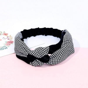 Fashion Women Elegant Soft Headband Vintage Cross Knot Elastic Hair Bands  Solid Girls Hairband Hair Accessories