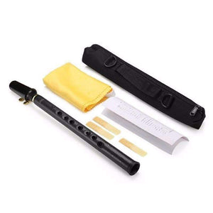 Planet Gates 8 Holes Key-Bb Mini Mouthpiece Sax Alto Saxophone with Case Bag For Sax Mouthpiece Woodwind Musical Instruments Lover Gift