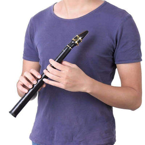 Planet Gates 8 Holes Key-Bb Mini Mouthpiece Sax Alto Saxophone with Case Bag For Sax Mouthpiece Woodwind Musical Instruments Lover Gift