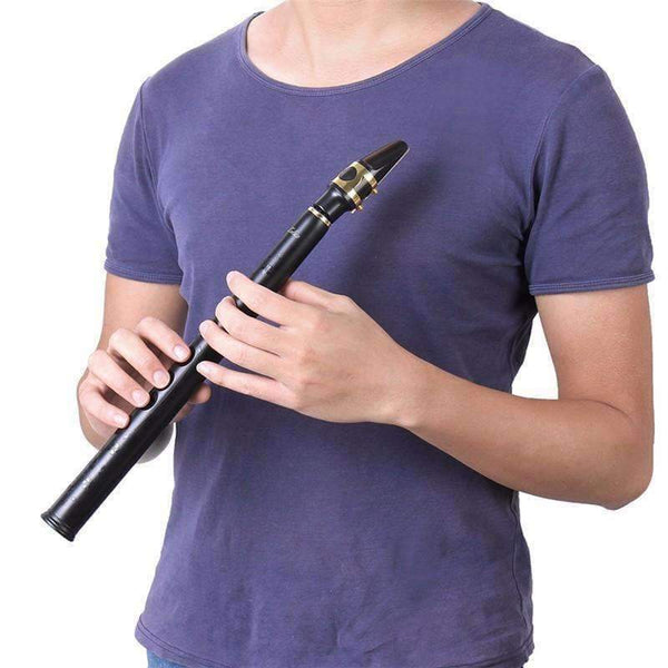 Planet Gates 8 Holes Key-Bb Mini Mouthpiece Sax Alto Saxophone with Case Bag For Sax Mouthpiece Woodwind Musical Instruments Lover Gift