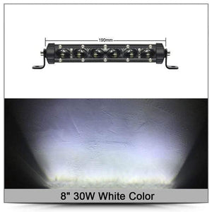 Planet Gates 8 Inch 30W White / China 6D Lens 150W 120W 90W 20 Inch Led Bar Offroad Light For Auto 12V 24V ATV 4x4 Off road Car Work Lights Driving Lamps
