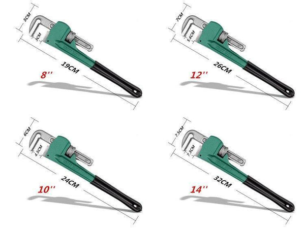 Planet Gates 8  Inches Multi-function pliers High-carbon steel water pipe pliers Hook type water pump Clamps car repair tool Hand tools