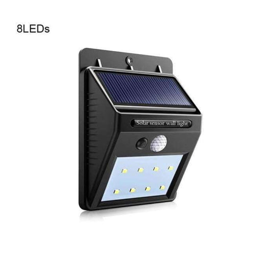 Planet Gates 8 LEDs / China Solar Lamp wall Portable Led Light Energy Led Sensor automatically Camp Tent Night Fishing road Light waterproof outdoor Bulb