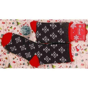 Planet Gates 8 / M Women's Snowflake Deer Printed Cotton Casual Socks Ladies Female Girl Men 2017 Christmas Gift Hosiery