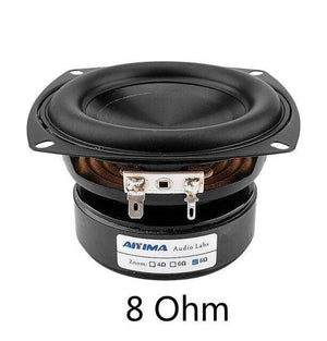 Planet Gates 8 Ohm Speaker / 4" AIYIMA 1Pcs 4 Inch Woofer Speaker Driver Hifi 4 8 Ohm 100W Bass Sound Speaker Waterproof Subwoofer DIY Sound Home Theater