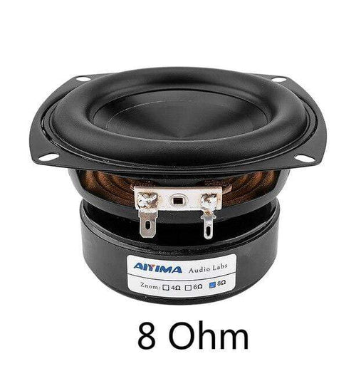 Planet Gates 8 Ohm Speaker / 4" AIYIMA 1Pcs 4 Inch Woofer Speaker Driver Hifi 4 8 Ohm 100W Bass Sound Speaker Waterproof Subwoofer DIY Sound Home Theater