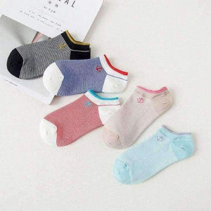 Planet Gates 8 / One Size Fashion Women Socks Cotton Cartoon Print Girls Casual Novelty High Quality New Casual Print Sock For Girls 5Pair/Pcs