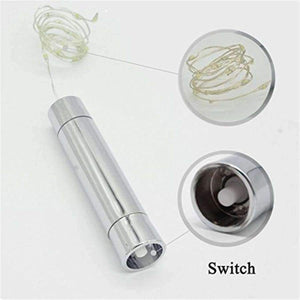 Planet Gates 8 Pack AA battery power Warm white Bottle Lights LED Cork Shape String Lights for Bistro Wine Bottle Starry Bar Party Valentines