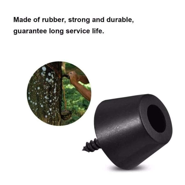 Planet Gates 8 Pcs 30x20mm Rubber Feet Anti-vibration Base Pad Stand for Speaker Guitar Amplifier  w/ Screws