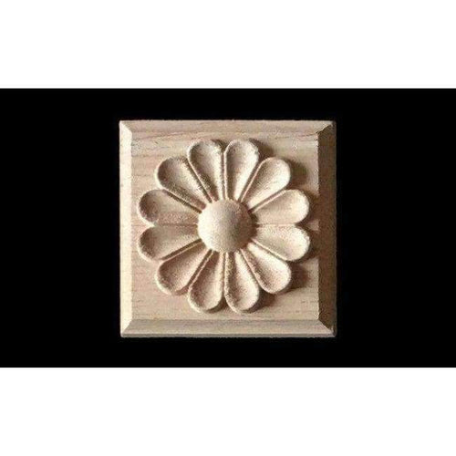 Planet Gates 8 pcs 6 Cabinet Door Wood Carving Appliques Natural Wood Crafts Furniture Accessories Flower Alphabet Decorative Mouldings Decals 8 pcs