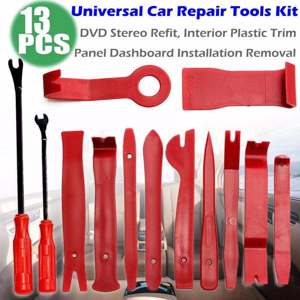Planet Gates 8 Pcs Kit Car Repair Disassembly Tools Kit Car DVD Stereo Refit Kits Interior Plastic Trim Panel Dashboard Installation Removal Tool