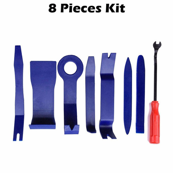 Planet Gates 8 Pcs Kit Car Repair Disassembly Tools Kit Car DVD Stereo Refit Kits Interior Plastic Trim Panel Dashboard Installation Removal Tool