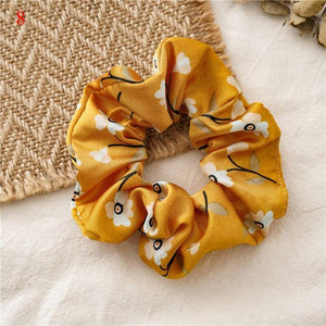 Scrunchies Stretch Headband Fruit Print Strawberry Hair Rope Women Elastic Hair Bands Girls Hair Ties Women Hair Accessories