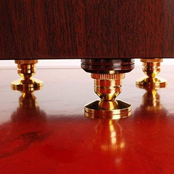 Planet Gates 8 Set Golden-Plated Speaker Spikes, Speaker Stands CD o Subwoofer Amplifier Turntable Isolation Feet