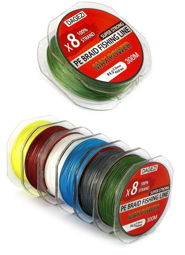 Planet Gates 8 strand 300m/330YDS With Gift  Super Strong  10-80LB brand fishing lines 100% PE Braided Fishing Line smooth line