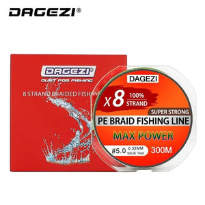 Planet Gates 8 strand 300m/330YDS With Gift  Super Strong  10-80LB brand fishing lines 100% PE Braided Fishing Line smooth line