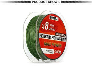 Planet Gates 8 strand 300m/330YDS With Gift  Super Strong  10-80LB brand fishing lines 100% PE Braided Fishing Line smooth line