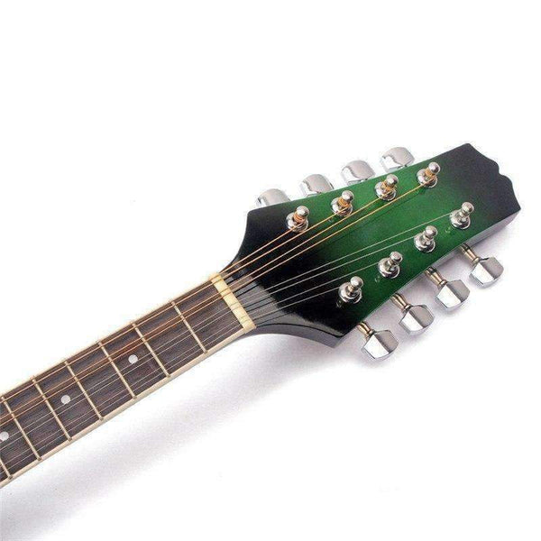 Planet Gates 8 String F Model Mandolin Guitar Musical Instruments with Steel String 20 Fret Ukulele Stringed Instrument For Beginner Lovers