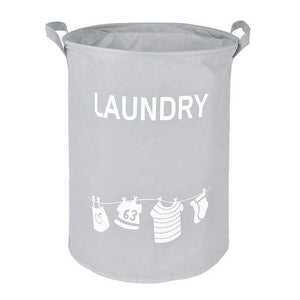 Foldable Closure Laundry Basket Large Capacity Bag Bins Kids Toy Buckets Clothes Organizer Storage Hamper Cotton Linen