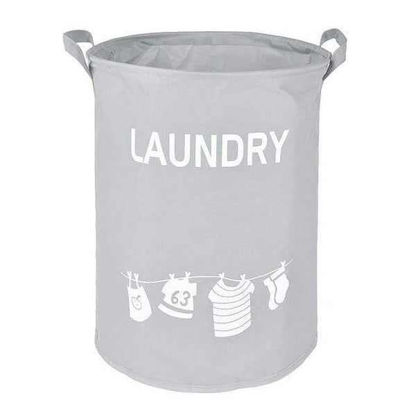 Foldable Closure Laundry Basket Large Capacity Bag Bins Kids Toy Buckets Clothes Organizer Storage Hamper Cotton Linen