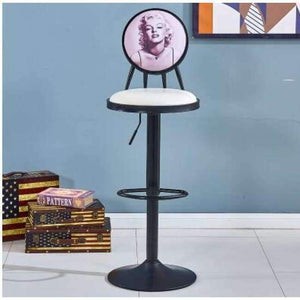 Planet Gates 8 Vintage chairs. American bar stools. Use a high - foot dining chair.