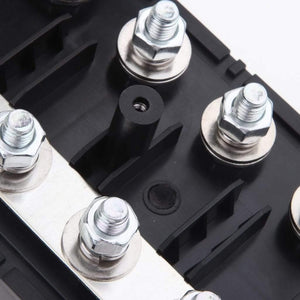 8 Way Circuit Standard Blade Fuse Box Block Holder Plug Auto Replacement Parts for Car Boat 8.5 x 8.5 x 3.5cm