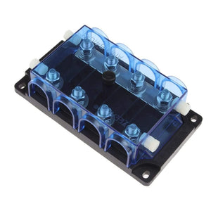 8 Way Circuit Standard Blade Fuse Box Block Holder Plug Auto Replacement Parts for Car Boat 8.5 x 8.5 x 3.5cm