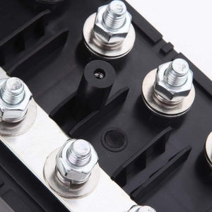 8 Way Circuit Standard Blade Fuse Box Block Holder Plug Auto Replacement Parts for Car Boat 8.5 x 8.5 x 3.5cm