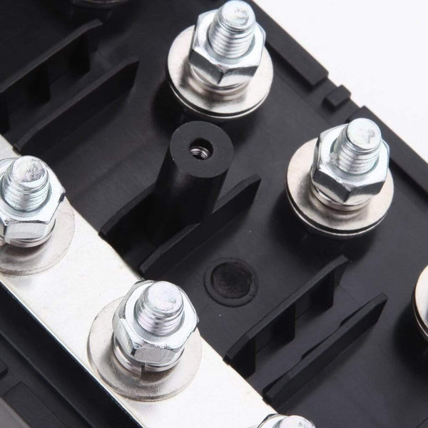 8 Way Circuit Standard Blade Fuse Box Block Holder Plug Auto Replacement Parts for Car Boat 8.5 x 8.5 x 3.5cm