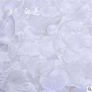 Planet Gates 8 white Wedding Decor 1000 pcs/lot Atificial Flowers Wholesale Polyester Wedding Rose Petals Wedding Birthday Accessories