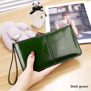 Planet Gates 8 Women wallets Candy Oil Leather Wallet Long Design Day Clutch Casual Lady Cash Purse Women Hand Bag Carteira Feminina A4
