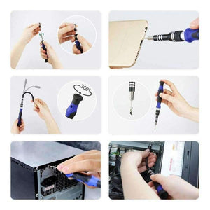 Planet Gates 80 in 1 Precision Screwdriver Set with Magnetic Screwdriver Kit 56 Bits Repair Tools Kit For iPhone 7 Laptop PC Phone Hand Tools
