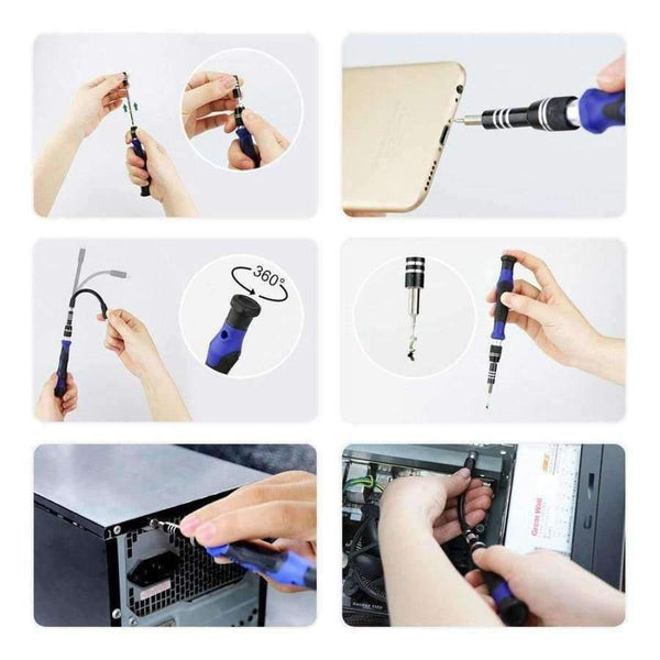 Planet Gates 80 in 1 Precision Screwdriver Set with Magnetic Screwdriver Kit 56 Bits Repair Tools Kit For iPhone 7 Laptop PC Phone Hand Tools