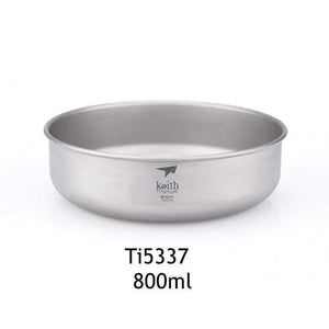 Planet Gates 800ml Camping Pure Titanium Bowls 300ml-900ml Bowls Cookware Tableware Cutlery Ti5333-Ti5338