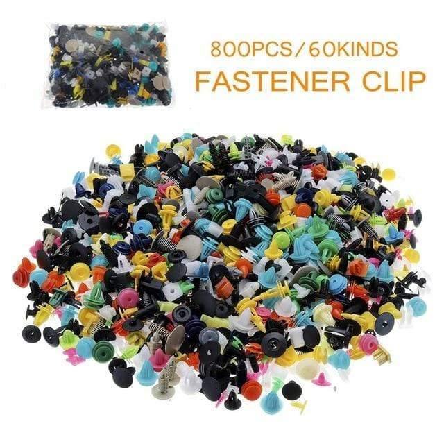 Planet Gates 500/800/1000 Mixed Auto Fastener Vehicle Car Bumper Clips Retainer Fastener Rivet Door Panel Fender Liner Universal for All Car
