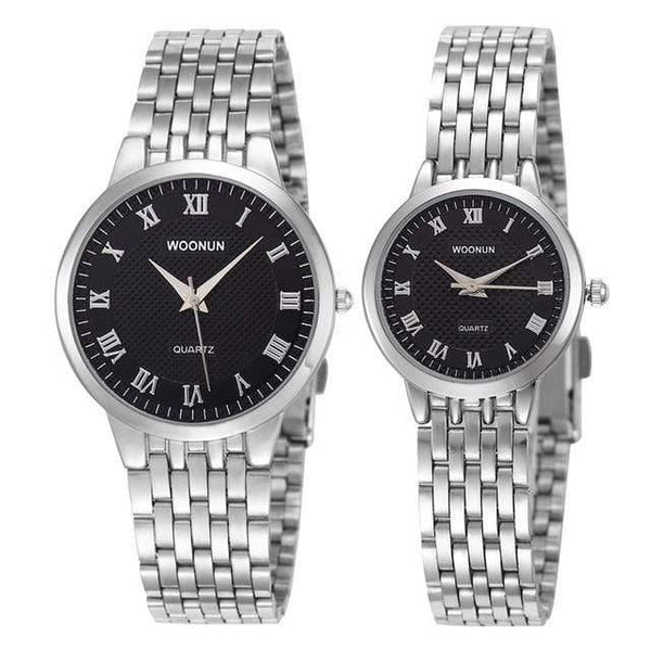 Planet Gates 8031QSB Couple Watches WOONUN Top Brand Luxury Gold Ultra Thin Quartz Watches Women Men Lovers Watch Set Valentine Gift