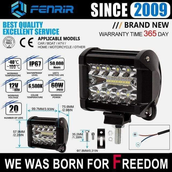 Planet Gates 805-0048 Light-emitting diode led work lights diode fog lights led light automobile auto headlights bicycle trailer ATV